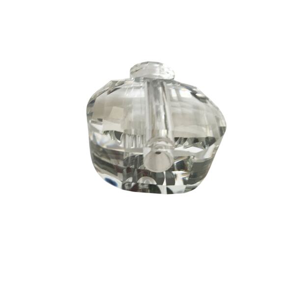 Crystal Perfume Bottle - Flat Round - Picture 6 of 11